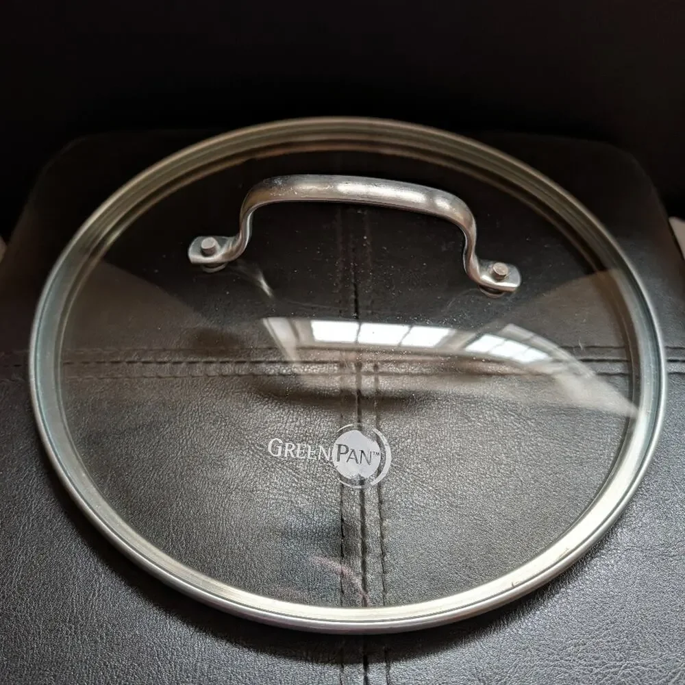 Greenpan Kitchen 5qt Stock Pot Metal Handle Glass Replacement Lid